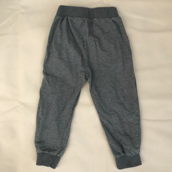 Bundle: 2 Kids grey long jogger pants size 4T (110) - Picture 5 of 9